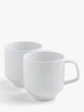 John Lewis porcelain mugs set of 2, 400ml - British product