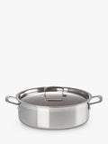 Le Creuset 3-Ply Stainless Steel Sauteuse Pan 28cm, UK version
