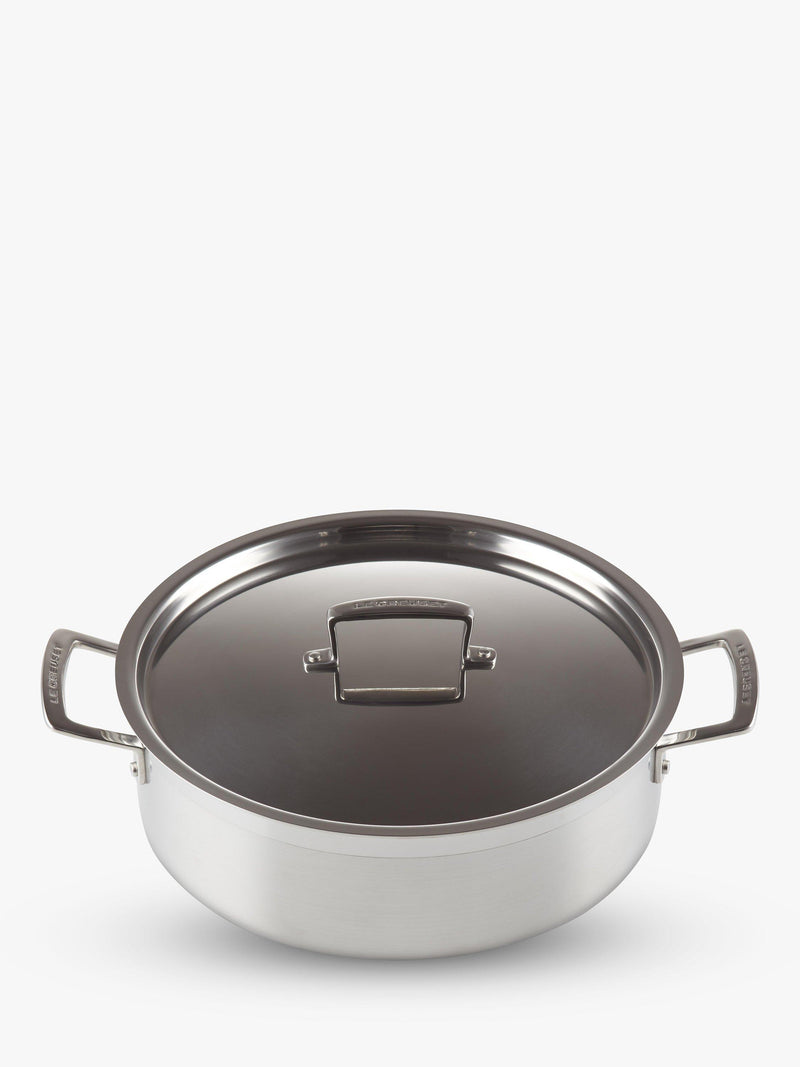 Le Creuset 3-Ply Stainless Steel Sauteuse Pan 28cm, UK version