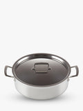 Le Creuset 3-Ply Stainless Steel Sauteuse Pan 28cm, UK version