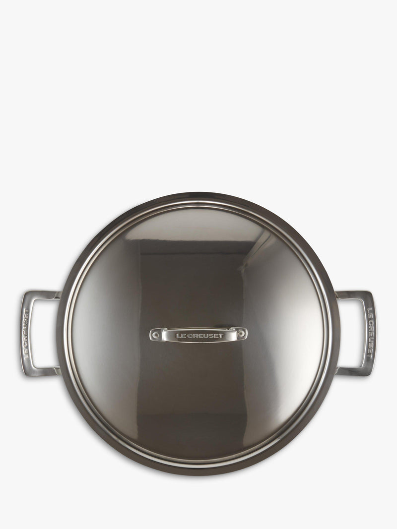 Le Creuset 3-Ply Stainless Steel Sauteuse Pan 28cm, UK version