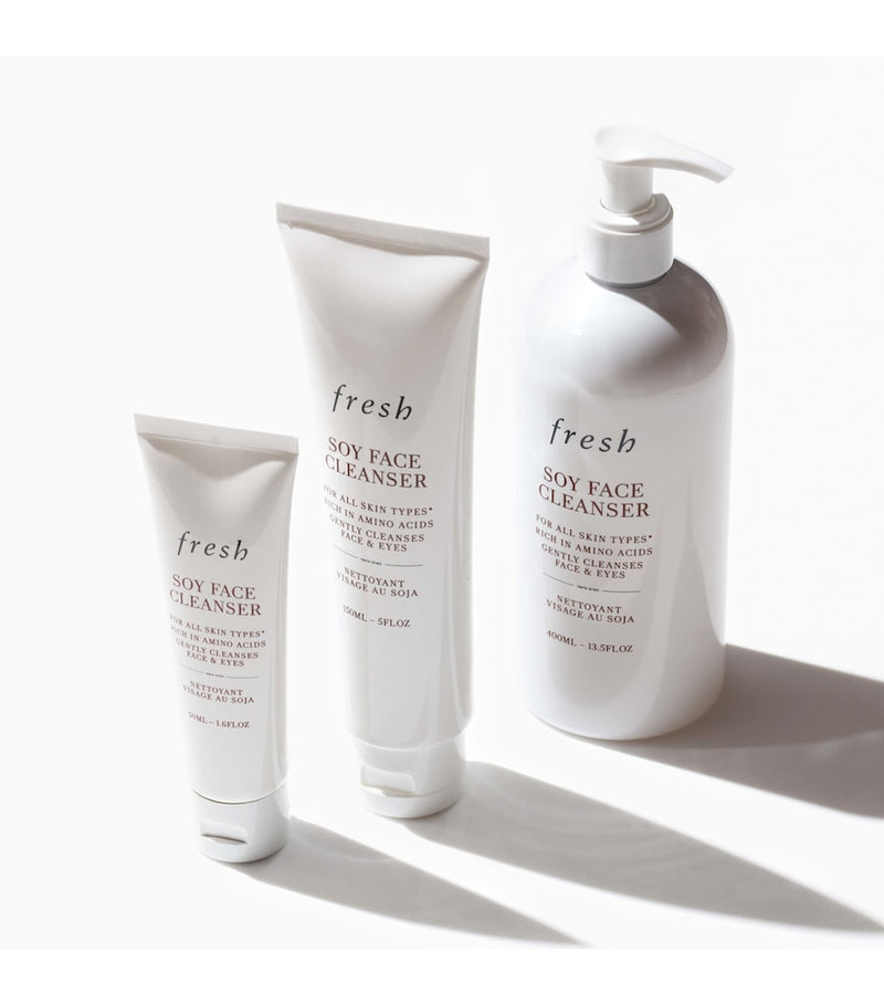 Fresh Soy Face Cleanser Jumbo Size 400ml, UK version