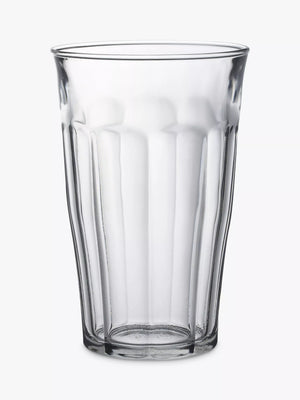 Set of 4 Clear 500ml Tempered Glass Tumblers