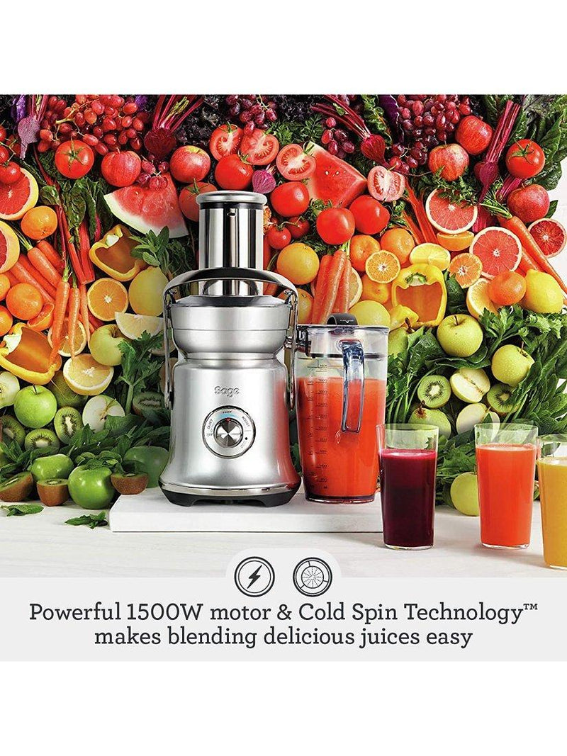 Sage Nutri Juicer Cold XL Silver countertop juicer (British brand)