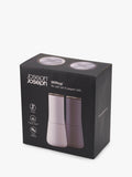 Joseph Joseph salt and pepper mills Milltop set of 2 grey (British brand)