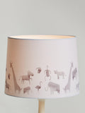 John Lewis Safari lampshade grey 25cm, imported from the UK