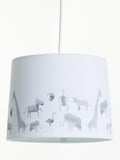 John Lewis Safari lampshade grey 25cm, imported from the UK