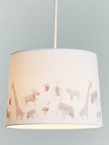 John Lewis Safari lampshade grey 25cm, imported from the UK