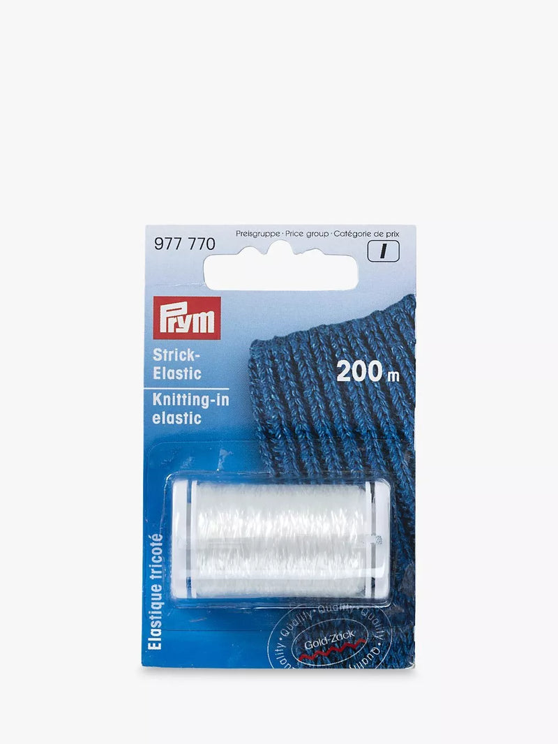 Prym Knit-in Elastic transparent 200m (British brand)