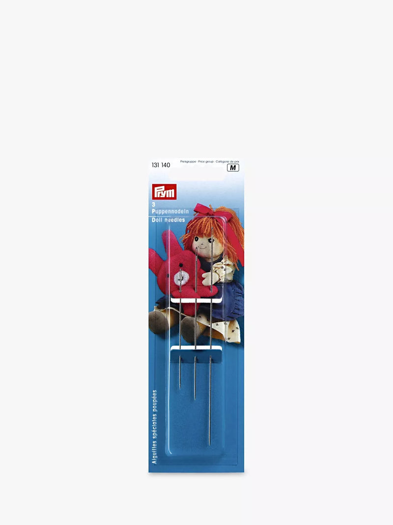 Prym extra-long doll needles 127mm pack of three, UK version