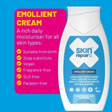 SkinRepairX Vegan Emollient Cream 500ml (British brand)