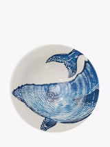 John Lewis BlissHome Whale Salad Bowl Blue/White 30cm- Buy online at McGrocer