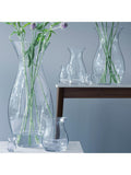 Clear glass flower posy vase by LSA International, 23cm tall, UK version