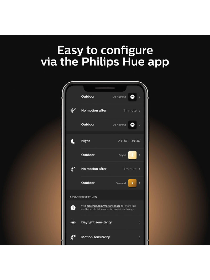 Philips Hue outdoor PIR motion sensor (British brand)