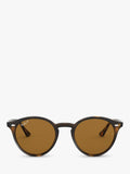 Ray-Ban round sunglasses shiny dark Havana 49mm - British product
