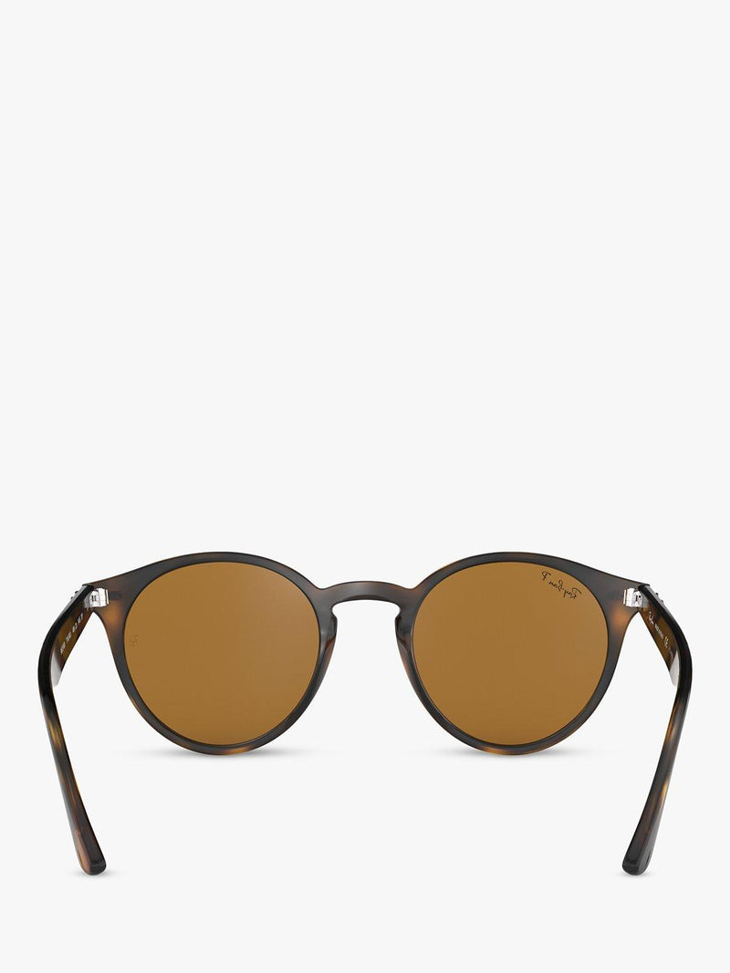 Ray-Ban round sunglasses shiny dark Havana 49mm - British product
