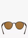 Ray-Ban round sunglasses shiny dark Havana 49mm - British product