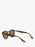 Ray-Ban round sunglasses shiny dark Havana 49mm - British product