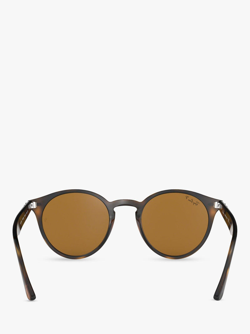 Ray-Ban round sunglasses shiny dark Havana 49mm - British product