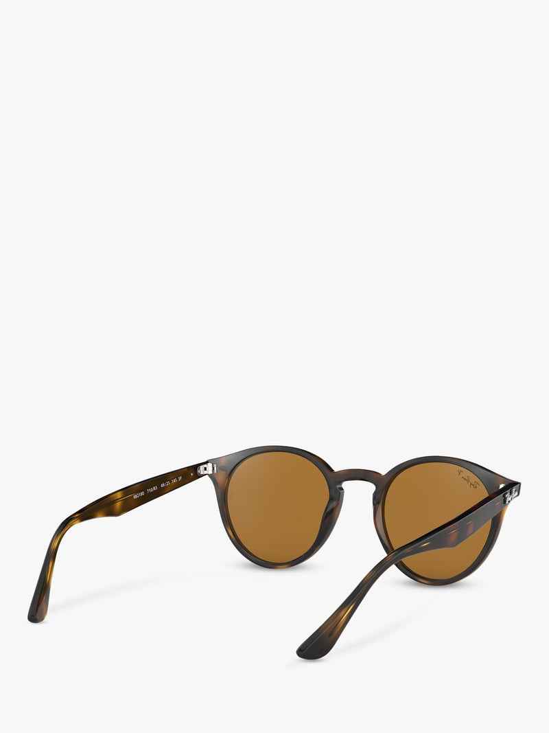 Ray-Ban round sunglasses shiny dark Havana 49mm - British product