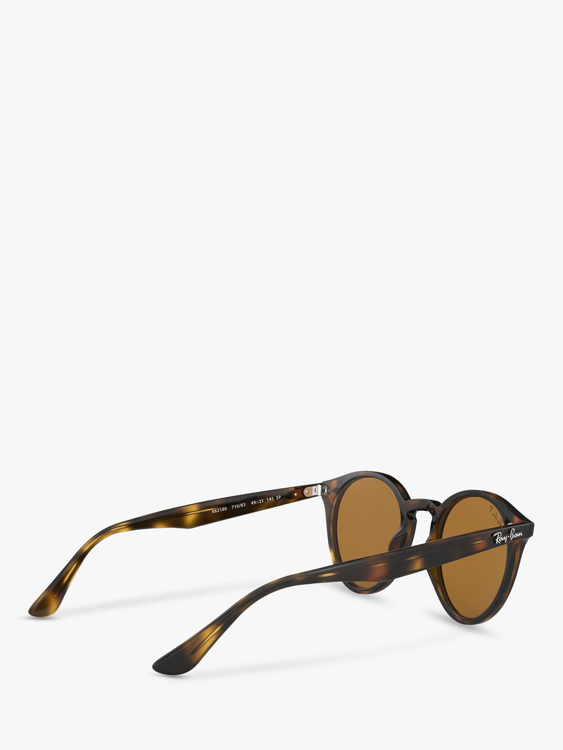 Ray-Ban round sunglasses shiny dark Havana 49mm - British product