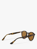 Ray-Ban round sunglasses shiny dark Havana 49mm - British product