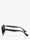 Ray-Ban round sunglasses black grey gradient 49mm - British product