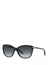 John Lewis Polo Ralph Lauren Women's Cat's Eye Sunglasses in Black/Grey- Buy online at McGrocer