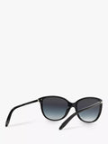 Ralph Lauren black cat's eye sunglasses 57mm, UK version