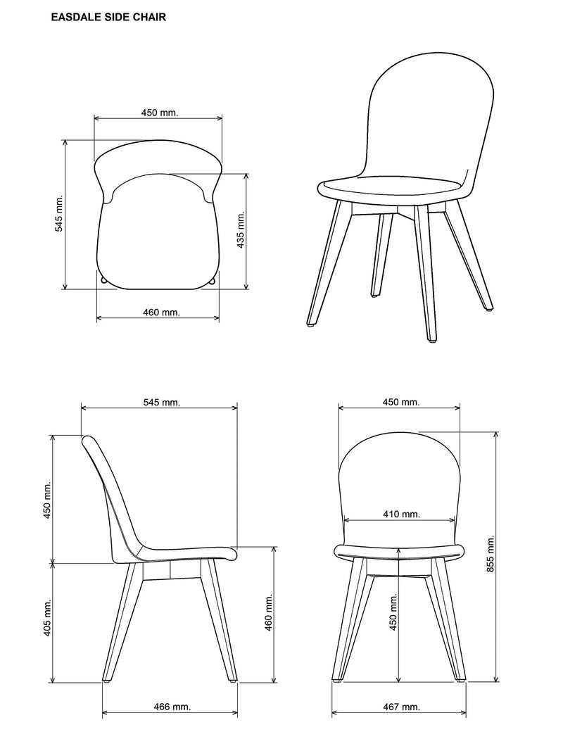 John Lewis Easdale Lloyd Loom dining side chair, imported from the UK