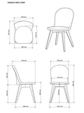 John Lewis Easdale Lloyd Loom dining side chair, imported from the UK