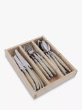 18-Piece Cutlery Set with Stainless Steel and ABS Handles for 6 Place Settings
