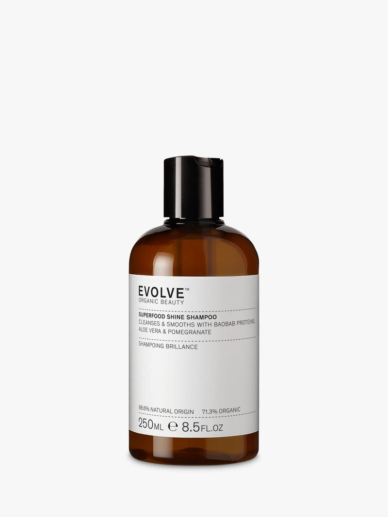 Evolve Organic Beauty Superfood Shine Shampoo 250ml - British product