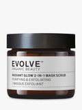 Evolve Organic Beauty Radiant Glow 2-in-1 Mask Scrub 60ml - British product