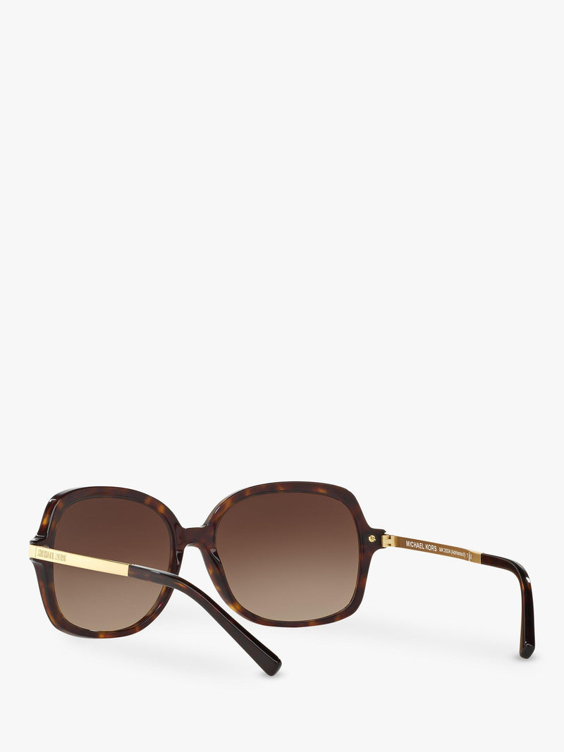 Michael Kors Adrianna II square sunglasses brown frame (British brand)