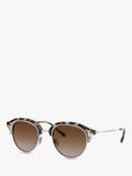 Giorgio Armani oval black frame sunglasses 50mm, imported from the UK