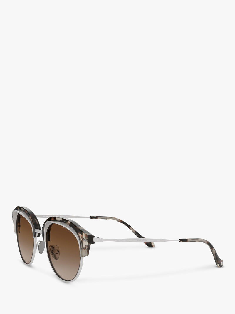 Giorgio Armani oval black frame sunglasses 50mm, imported from the UK