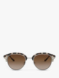 Giorgio Armani oval black frame sunglasses 50mm, imported from the UK