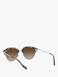 Giorgio Armani oval black frame sunglasses 50mm, imported from the UK