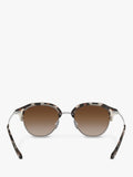 Giorgio Armani oval black frame sunglasses 50mm, imported from the UK