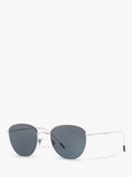 Giorgio Armani oval sunglasses black frame 51mm lens, imported from the UK