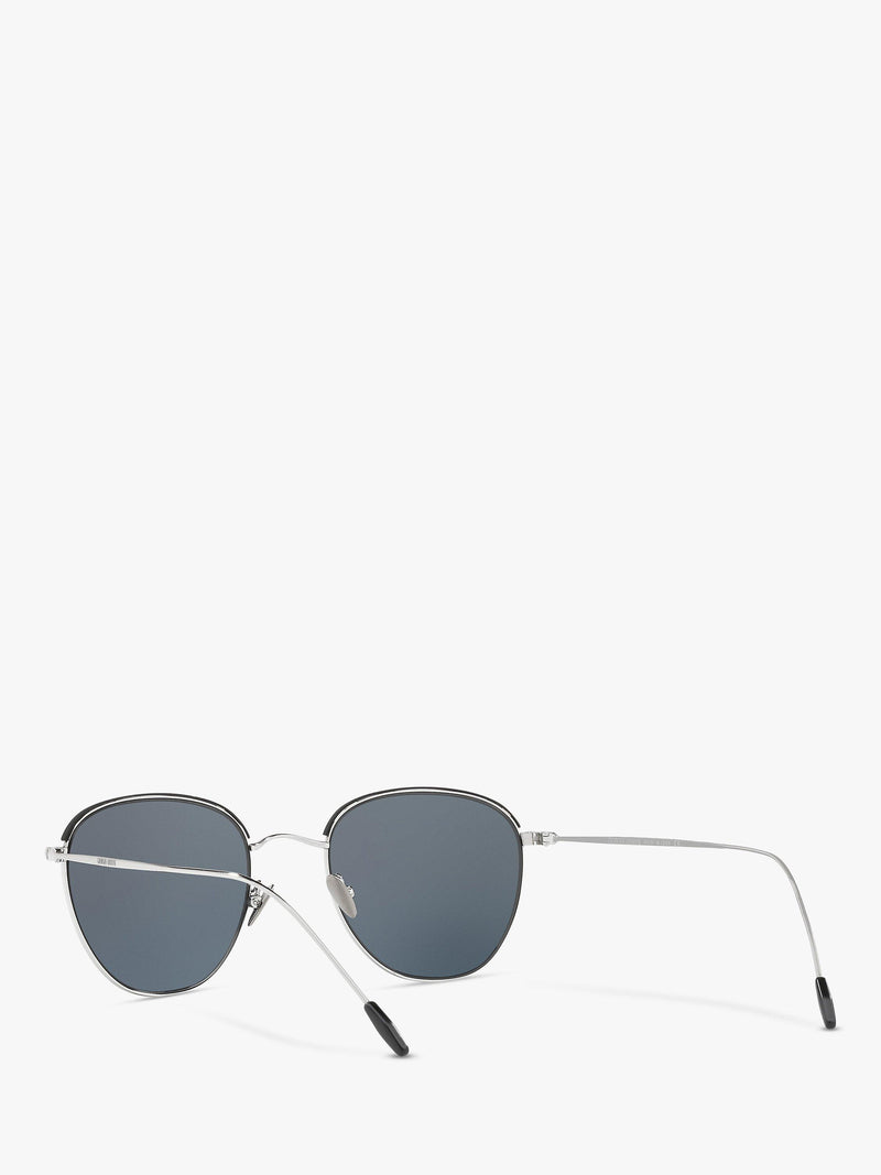 Giorgio Armani oval sunglasses black frame 51mm lens, imported from the UK