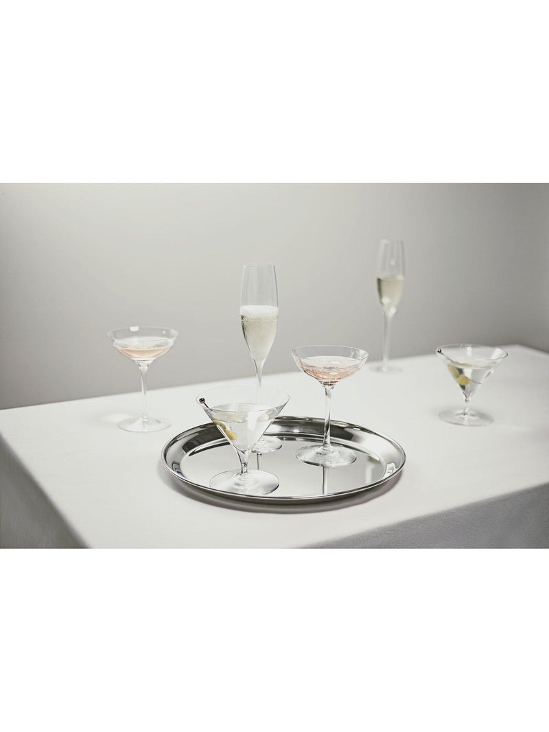 Waterford Elegance crystal coupe champagne glasses set of 2 (British brand)