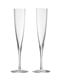 Waterford crystal champagne trumpets 170ml set of 2 (British brand)