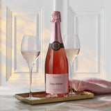Fortnum's Personalised Brut Rosé Champagne 75cl, imported from the UK