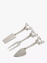 John Lewis Culinary Concepts Stag Cheese Knives 3 Piece Set- Buy online at McGrocer