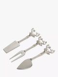 Culinary Concepts stag cheese knives 3 piece set - British product