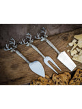 Culinary Concepts stag cheese knives 3 piece set - British product