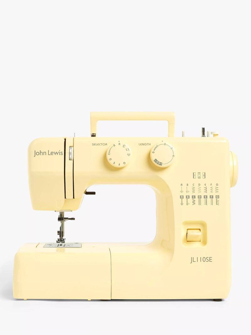 John Lewis JL110 sewing machine yellow (British brand)