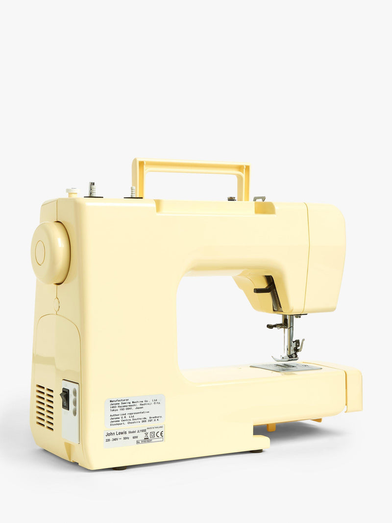 John Lewis JL110 sewing machine yellow (British brand)
